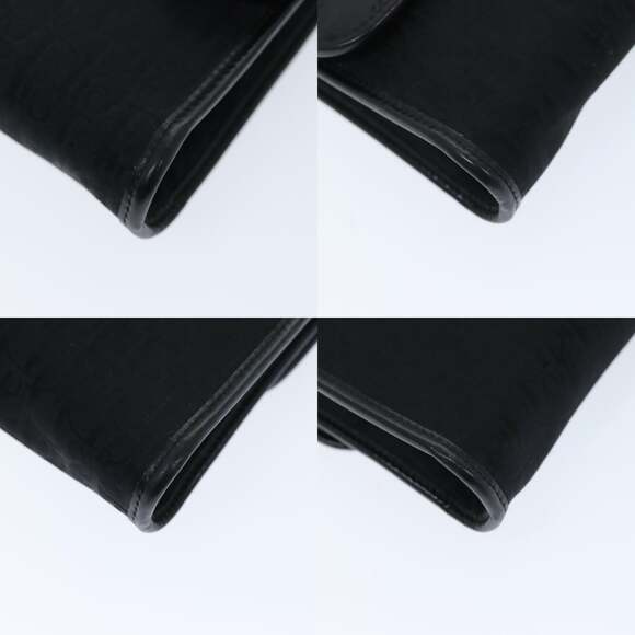 DIOR Trotter Canvas Chain Shoulder Bag Black - Picture 10 of 12